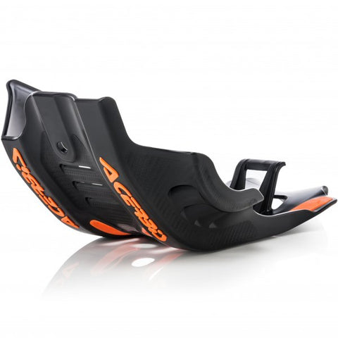 Acerbis KTM EXCF SXF Skid Plate - Black Orange