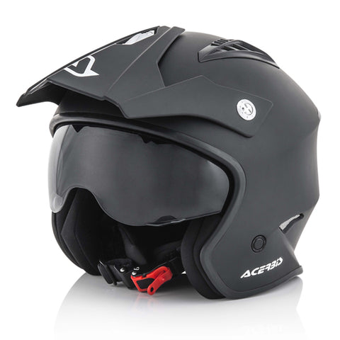 Acerbis Jet Aria Trials Helmet Black