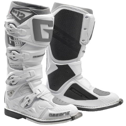 Gaerne SG12 Grey White Motocross Boots
