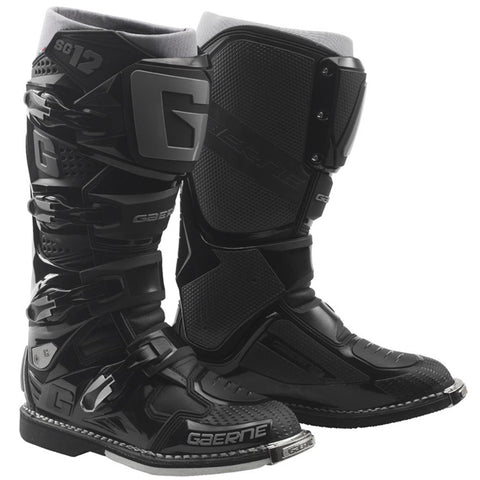 Gaerne SG12 Black Grey Enduro Anti Slip Boots
