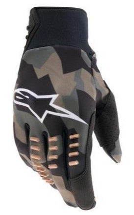 Alpinestars SMX-E Black Camo Sand Fluo Gloves