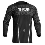 Thor Pulse Jersey Mono Black White