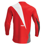 Thor Sector Youth Jersey Edge Red White