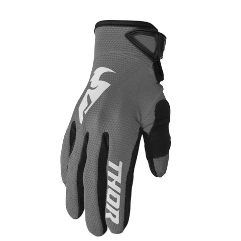 Thor Adult Sector Glove Gray White