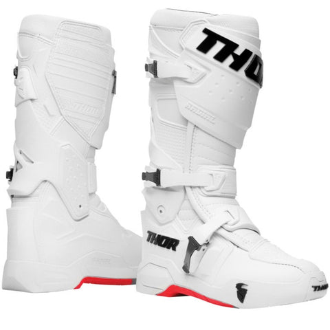 Thor Radial Frost Motocross Boots White