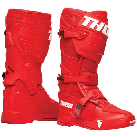 Thor Radial Red Motocross Boots