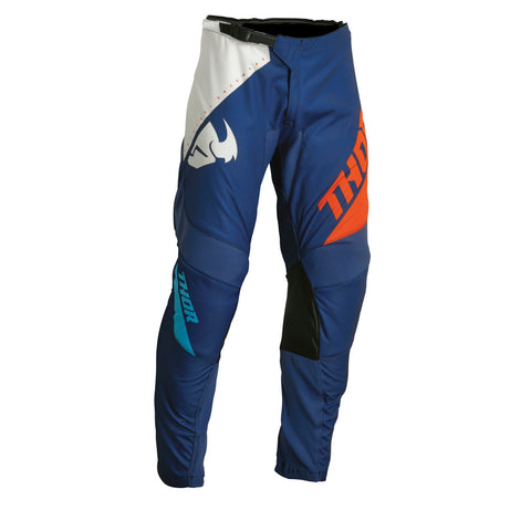 Thor Sector Youth Pant Edge Navy Red Orange