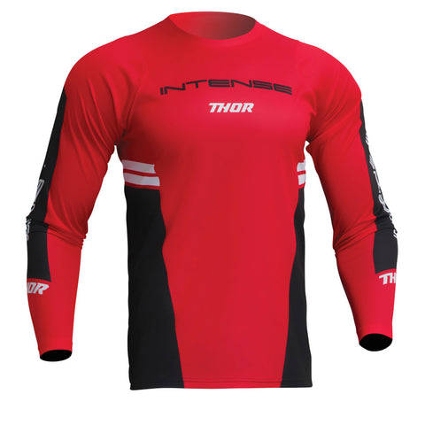 Thor Jersey Long Sleeve Intense Assist Berm Red Black