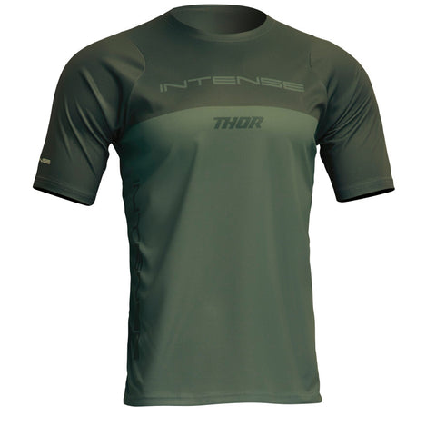 Thor MTB Jersey Short Sleeve Intense Assist Censis Forest Green