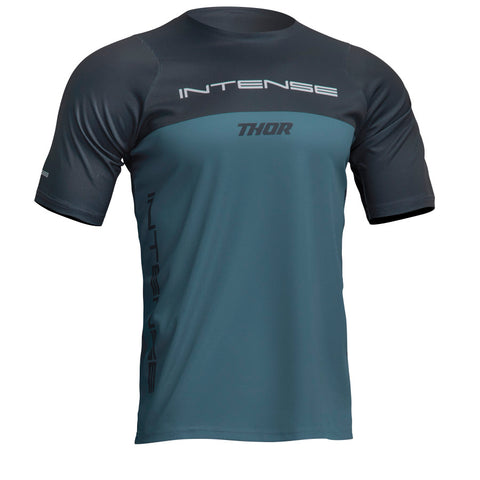 Thor MTB Jersey Short Sleeve Intense Assist Censis Teal Midnight