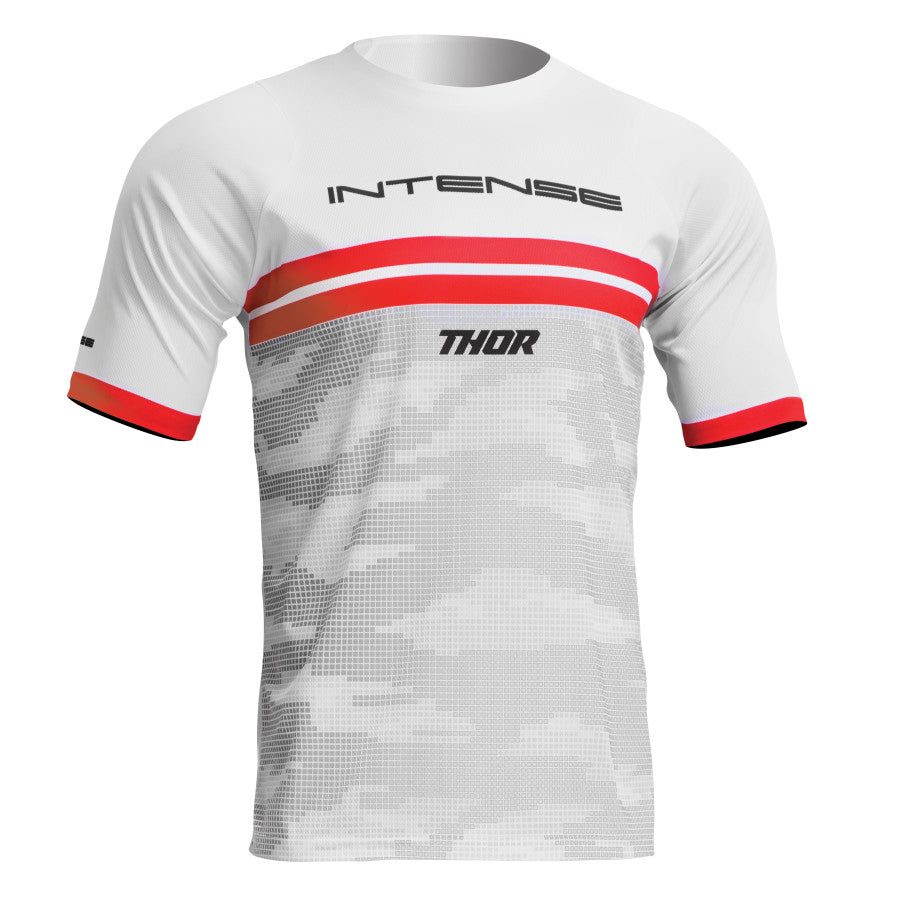 Thor MTB Jersey Short Sleeve Intense Assist Decoy White Camo – AT