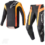 Alpinestars Techstar Sein Black Hot Orange Motocross Kit Combo