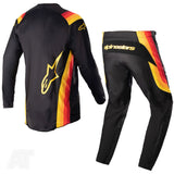 Alpinestars Fluid Corsa Black Motocross Kit Combo
