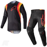 Alpinestars Fluid Corsa Black Motocross Kit Combo