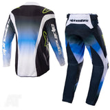 Alpinestars Youth Racer Push Nightlife Ucla Blue White Motocross Kit Combo