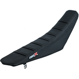 CrossX Stripe Honda Black Ribbed Seat Cover