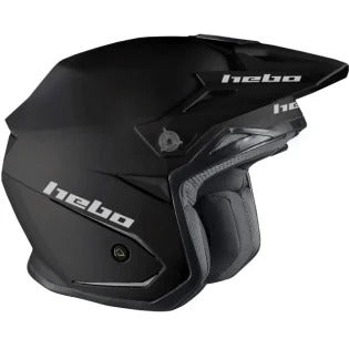 Hebo Zone 5 Mono Trials Helmet Black