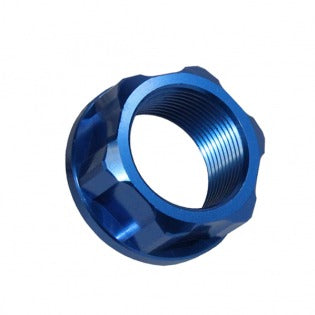 Apico  Blue Aluminium  Rear Axle Nut - Husqvarna