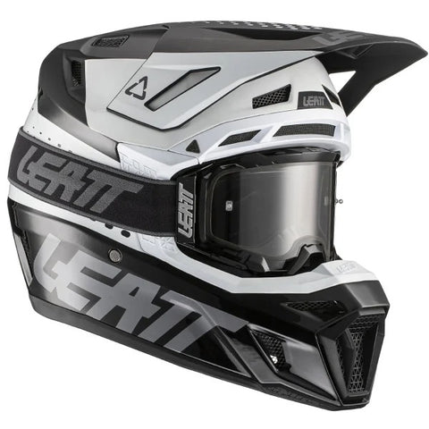 Leatt 8.5 V24 Motocross Helmet - Black White