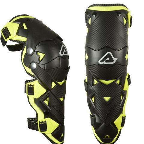 Acerbis Impact Evo 3.0 Knee Guards - Black Yellow