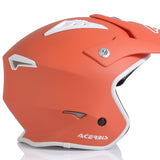 Acerbis Jet Aria Trials Helmet Red Tangerine