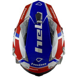 Hebo Zone 4 Fibre Balance Trials Helmet Blue Red White