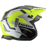Hebo Zone 4 Fibre Balance Trials Helmet Flo Yellow