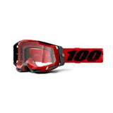 100% Racecraft 2 Goggle Red Clear Lens