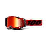 100% Racecraft 2 Goggle Red - Red Mirror Lens