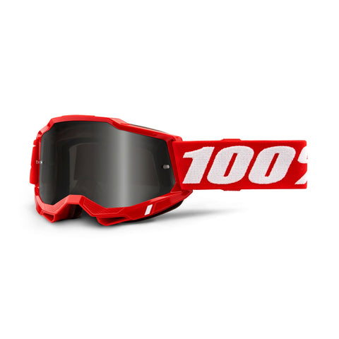 100% Accuri 2 Sand Goggles Smoke Lens - Red