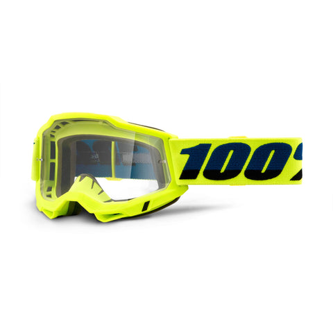 100% Accuri 2 OTG Goggle Clear Lens - Yellow