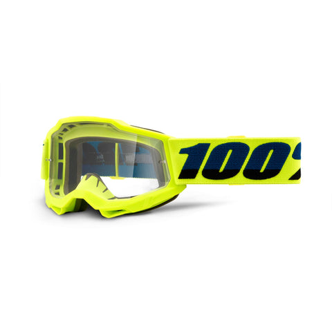 100% Accuri 2 Youth Goggle Clear Lens - Yellow