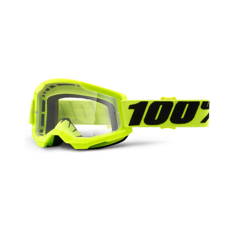 100% Strata 2 Goggle Clear Lens - Yellow