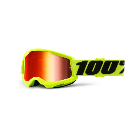 100% Strata 2 Youth Goggle Mirror Lens - Yellow