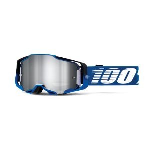 100% Armega Goggle Rockchuck Flash Silver Lens