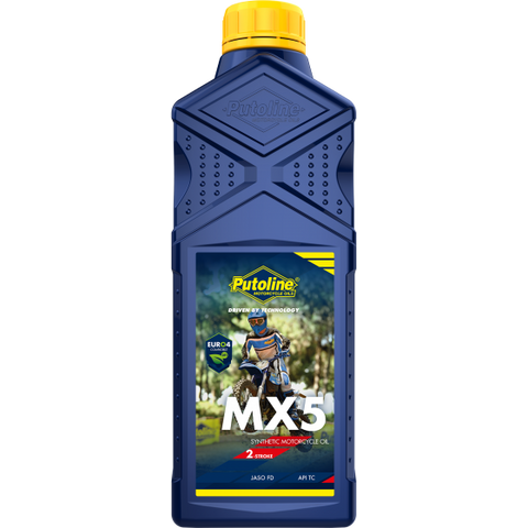 Putoline MX5 Two Stroke Oil - 1 Litre