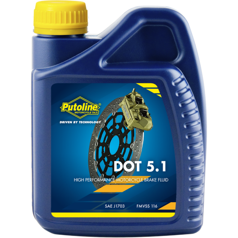 Putoline DOT 5.1 Brake Fluid - 500ml