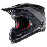 Alpinestars Helmet Supertech SM10 Helmet Meta 2 Black Grey Gloss