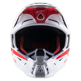 Alpinestars Helmet SM5 Supertech Bond White Red Gloss Helmet