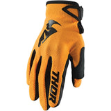 Thor Kids Sector Orange Motocross Gloves