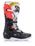 Alpinestar Tech 3 Motocross Boots Black White Red Flo