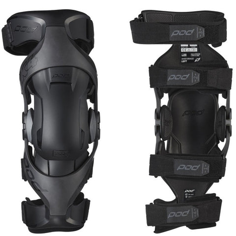POD K4 Motocross Knee Braces Black – AT Motocross