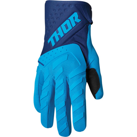 Thor Spectrum Blue Navy Motocross Gloves