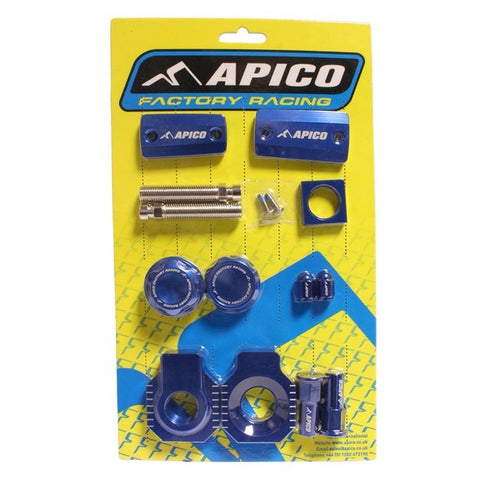 Apico Factory Anodised Bling Pack - Husqvarna - Blue