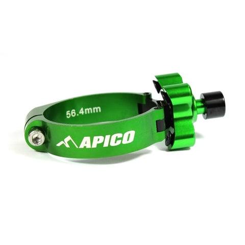 Apico CNC Holeshot Device - Kawasaki - Green