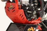 AXP Extreme HDPE 8mm Beta Red Skid Plate