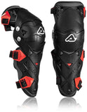 Acerbis Impact Evo 3.0 Knee Guards - Black Red