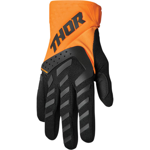 Thor Spectrum Orange Black Motocross Gloves
