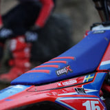 CrossX UGS Wave Husqvarna Blue Seat Cover
