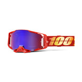 100% Armega Goggle Nuketown Mirror Red Blue Lens